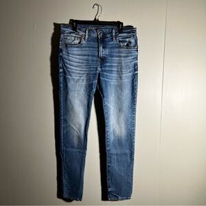 American Eagle Outfitters Men’s Jeans 36x34 Medium Wash Straight Stretch Denim